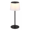 GLOBO 58462F MARIAM LED asztali lámpa 1,80 230V IP44 1xLED fekete d=130 mm 150lm 3000K