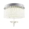 GLOBO 68397-12 Mennyezeti K9 kristály virággal, LED 12W 39V, 840lm, 4000K, Ø280x219mm