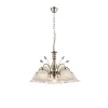 GLOBO 69007-5H POSADAS Csillár bronz, üveg alabástom fehér, üveg DM: 190mm, D:600, H:1000, exkl. 5xE27 60W 230V