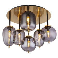 GLOBO BLACKY I 15345-6DMM mennyezeti lámpa, 6x40W E14 világítás