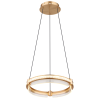 GLOBO Blondie arany-átlátszó kristály LED függesztett lámpa (GLO-67196-36H) LED 1 izzós IP20