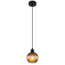 GLOBO Függeszték ZUMBA Fekete 1xE27 25W világítás