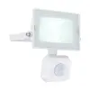 GLOBO Helga fehér-átlátszó mozgásérzékelős kültéri reflektor (GLO-34247WS) LED 1 izzós IP44