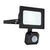 GLOBO Helga I fekete-átlátszó mozgásérzékelős kültéri reflektor (GLO-34248BS) LED 1 izzós IP44