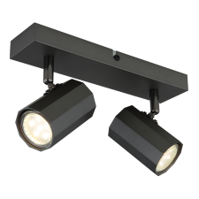 GLOBO James szürke-szürke mennyezeti spotlámpa (GLO-57918-2) GU10 2 izzós IP20 világítás