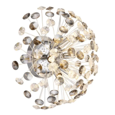 GLOBO Katrina króm-füstszínű  kristály fali lámpa (GLO-64135WC) G9 6 izzós IP20 világítás