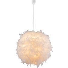 GLOBO Katunga nikkel-fehér függesztett lámpa (GLO-15058) E27 1 izzós IP20 világítás