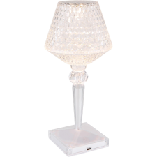 GLOBO LED-es asztali lámpa kristály 12 cm x 26 cm kültéri világítás