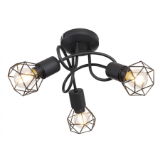 GLOBO – lighting Globo Lighting XARA I Deckenleuchte Metall schwarz, 3xE14, 54802S-3D világítás