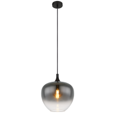 GLOBO Maxy fekete-füstszürke függesztett lámpa (GLO-15548H1) E27 1 izzós IP20 világítás