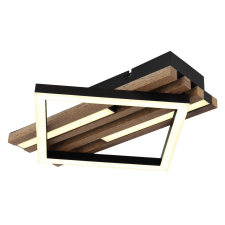 GLOBO Obrien fekete-fehér LED mennyezeti lámpa (GLO-67344D) LED 1 izzós IP20 világítás