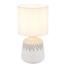 GLOBO Rela fehér asztali lámpa (GLO-21733W) E14 1 izzós IP20 világítás