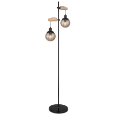 GLOBO RICHARD 15657S állólámpa kristály dekorral, 2x25W E27 világítás