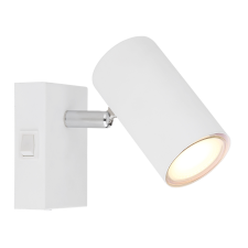 GLOBO Robby fehér fali spotlámpa (GLO-57911-1W) GU10 1 izzós IP20 világítás