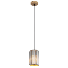 GLOBO Run barna-füstszínű  kristály függesztett lámpa (GLO-30220146) E27 1 izzós IP20 világítás