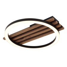 GLOBO Tisha mennyezeti lámpa fekete 1xLED világítás