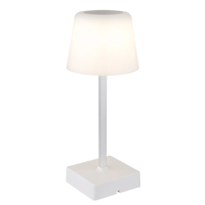 GLOBO Xayden fehér-opál LED asztali lámpa (GLO-28061W) LED 1 izzós IP20 világítás