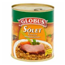  Globus Sólet Füstöltt Marhahússal 860g konzerv