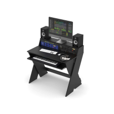 Glorious Sound Desk Compact Black Stúdió bútor (fekete) íróasztal