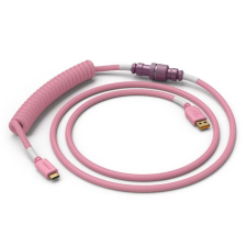 Glorious USB-C billentyűzet spirálkábel pink (GLO-CBL-COIL-PP) billentyűzet