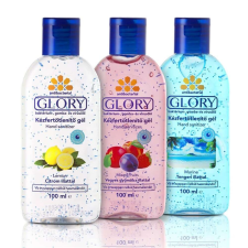 GLORY kézfertőtlenítő gél 100 ml vegyes gyümölcs illattal tisztító- és takarítószer, higiénia