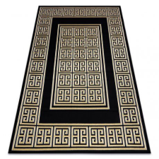 GLOSS Elegáns Görög Szőnyeg - Fekete/Arany - 120x170 cm lakástextília