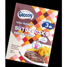 GLOSSY GLOSSY Sütőzacskó húsos 3 db papírárú, csomagoló és tárolóeszköz