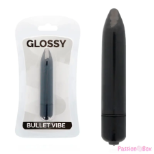 GLOSSY GLOSSY - VÉKONY VIBRÁLÓ FEKETE VIBRÁTOR vibrátorok