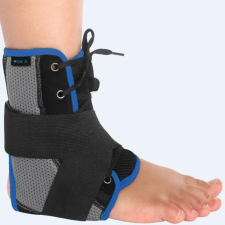  GM21 fém sines, keresztpántos bokarögzítő gyógyászati segédeszköz