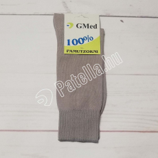 GMED 100% pamut zokni bézs 45-46