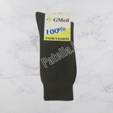 GMED 100% pamut zokni sötétszürke 39-40