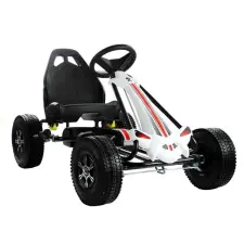  Go-Cart Monster ​​fehér - fújható kerekek és kézifékkel 3836 lábbal hajtható járgány