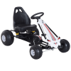 Go-Kart gyerekeknek, ergonomikus székkel, max. 35 kg, fehér / fekete