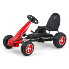 Go-kart Milly Mally Viper pedálos gyerek gokart piros lábbal hajtható járgány