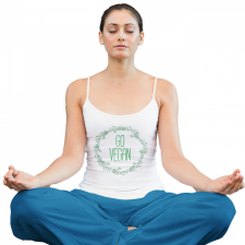  Go vegan - Női Spagetti Top atléta, trikó