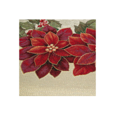 Gobelin karácsonyi asztali futó fényes fonallal Arany 50x110 cm +/-5% party kellék