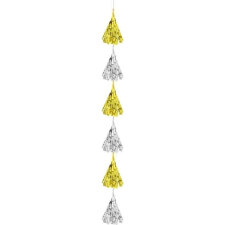 Godan B&C Arany-Ezüst Szalag Dekoráció - 180 cm (509787) party kellék