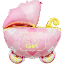 Godan Babakocsi Carriage Pink Fólia Lufi - 60 cm, Rózsaszín (3142891) party kellék
