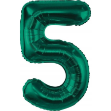 Godan Szám Fólia Lufi - 5-ös, 85 cm, Zöld (585170) party kellék