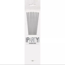 Godan Tortacsillagszóró - ezüst, 18 cm, 8 db-os csomag party kellék