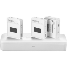 Godox MoveLink II M2 2.4Ghz Mikrofon Rendszer -Vezetéknélküli Mic |2+1 kameramikrofon