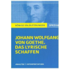  Goethe. Das lyrische Schaffen. Königs Erläuterungen: – Johann Wolfgang von Goethe