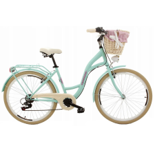 GOETZE ® Mood Női kerékpár 6 fokozat 26″ kerék 17” váz 155-180 cm magassag Menta city kerékpár