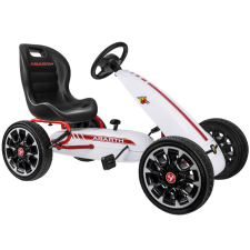  GOKART ABARTH pedálokhoz Nagy puha kerekek PA0167 lábbal hajtható járgány