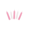 Goki 60697 születésnapi gyertya készlet rózsaszín pöttyös