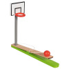 Goki Asztali fa kosárlabda játék