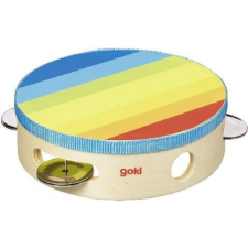 Goki Csörgődob - szivárvány - goki (GOKI-61920) kreatív és készségfejlesztő