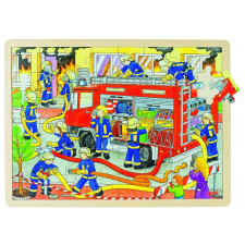 Goki Fa puzzle, tűzoltók puzzle, kirakós