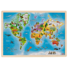 Goki Fa puzzle, világtérkép puzzle, kirakós