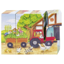 Goki Gyerek Puzzle 12db - Farm puzzle, kirakós